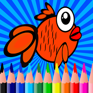 Nemo鱼着色书孩子
