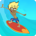 surf man stick game