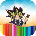 YO JI OH coloring kids