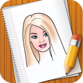How to Draw Barbie dolls
