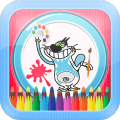 Kids Coloring Books for Oggy ツ