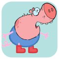 Color book paint Peppy pig