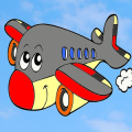Pintar Aviões - 48 Pra Colorir