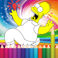 Coloring Game For The Simpsons