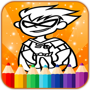 Coloring Book - Titans Go Fan加速器