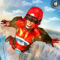 Flying Hero Rescue Survival 3D