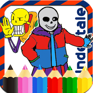 Sans And Friends Coloring Book加速器