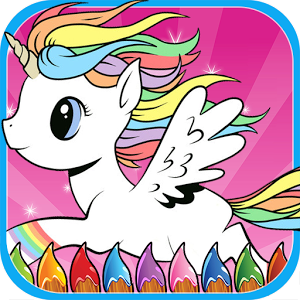 Pony Unicorn Coloring Book加速器