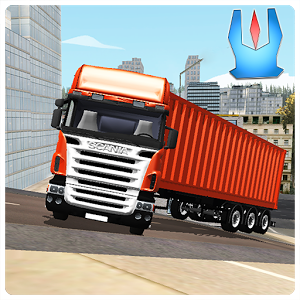 货运拖车运输卡车加速器