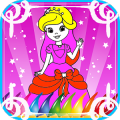 Princess Barbie Coloring/ new