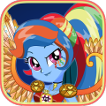 Crystal Wings Rainbow Dress up