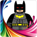 How To Color Lego Batman Hero