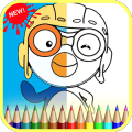 Coloring Book Penguin Pororo