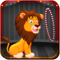 Circus Lion Ring Jump