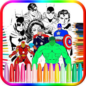 Coloring Book for Super Hero加速器