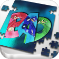 Alphabets pj ninja cat Puzzle