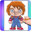 How To Draw Killer chucky (killer Chucky game)