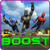 Flying Superheroes Racing Battle