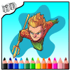 Coloring Aquaman加速器