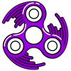 Fidget Spinner - PURPLE COLOR