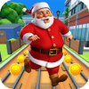 Subway Santa Xmas Surf
