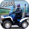警方四4x4的3D模拟器
