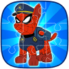 Spider Patrol Superhero Jigsaw Puzzle - Kids Game