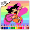 Coloring Super Saiyan God