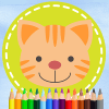 Cat Kitty Coloring Book Games for Kids