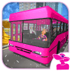 Pink Lady Snow Bus City Driver 3D加速器