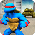 Turtle Warrior Dark Ninja: Tank Attack