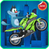 Oggy Moto Bike Speed And Fast Drive