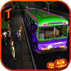 Halloween Party Bus Driver 3D