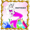 Mermaid First Coloring Book Pages