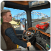 在 卡车 驾驶 游戏 ： 高速公路 道路 和 曲目加速器