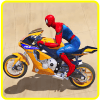 Superhero Motorbike Race