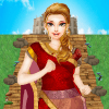 Temple Indian Girl Run