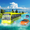 Floating Water Coach Bus Traffic Race