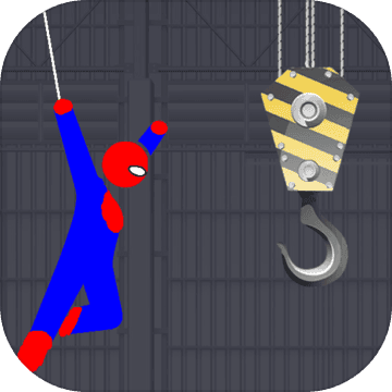 蜘蛛救援英雄 - 绳索摆动加速器