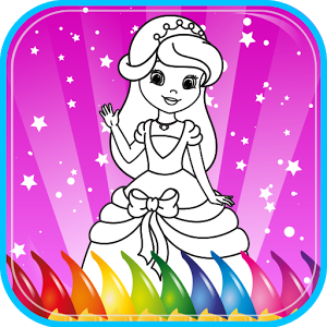 公主彩圖 Princess Coloring Book加速器