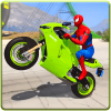 Spider Hero Motorbike Racing