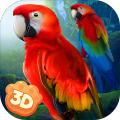 Wild Parrot Sim 3D: Jungle Bird Fly Game