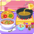 Vegetarian chili cooking game