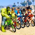 Super heroes Bike Race Free