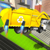 3D Futuristic Flying Dump Truck