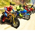 Superheroes Downhill Bike Race加速器