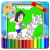 Coloring Book For Dora And Bots加速器