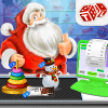 Santa Cashier: Christmas Shopping Cash Register