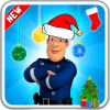 Super Sam Santa Fireman : Snowy Road Game