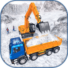 重型挖掘机起重机模拟器：除雪操作
